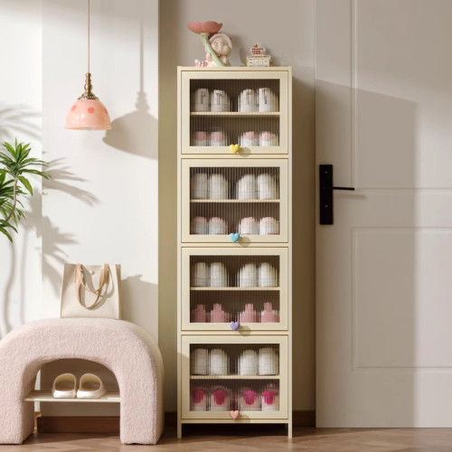 多層鞋架奶油風創意收納鞋櫃家用小窄門口入戶小型宿舍簡易出租房 多層鞋架奶油風創意收納鞋櫃家用小窄門口入戶小型宿舍簡易出租房