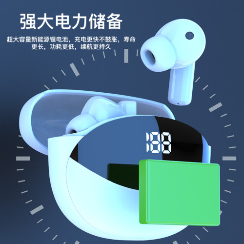 運動藍牙耳機無線立體聲數顯TWS長續航入耳式佩戴舒適