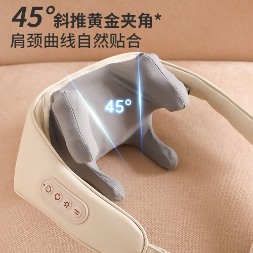 按摩肩頸斜方肌按摩器頸椎肩部夾揉按摩披肩充電式熱敷頸部按摩儀 按摩肩頸斜方肌按摩器頸椎肩部夾揉按摩披肩充電式熱敷頸部按摩儀