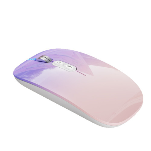 M103漸變色可充電無線藍牙滑鼠2.4G輕音筆記型電腦遊戯滑鼠時尚鼠 M103漸變色可充電無線藍牙滑鼠2.4G輕音筆記型電腦遊戯滑鼠時尚鼠