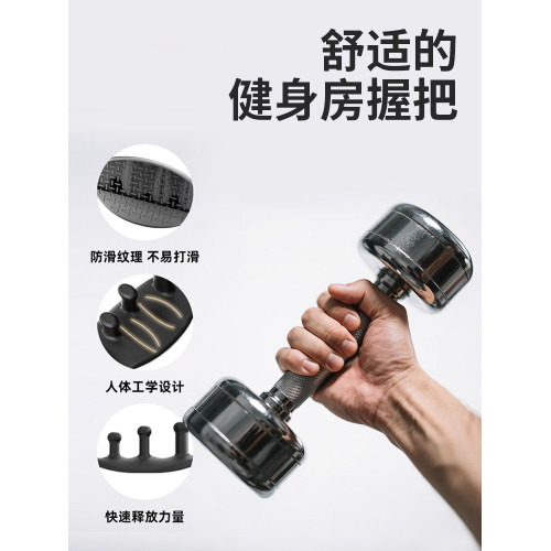 啞鈴器械擧重握把護掌可攜式矽膠防護健身握力彈性易抓握防滑拉力器