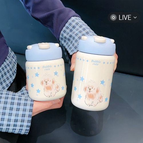 洛可卡皮巴拉保溫杯304不鏽鋼伴手禮女生吸管杯卡通可攜式小巧水杯 洛可卡皮巴拉保溫杯304不鏽鋼伴手禮女生吸管杯卡通可攜式小巧水杯