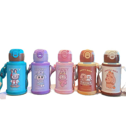 新網紅拉布布卡通雙飲兒童保溫杯316不鏽鋼兒童食品級吸管杯杯批 新網紅拉布布卡通雙飲兒童保溫杯316不鏽鋼兒童食品級吸管杯杯批