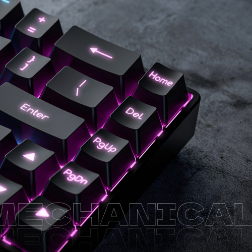68鍵有線電競機械鍵盤紅軸機械軸體混彩燈光辦公遊戯鍵盤電腦 68鍵有線電競機械鍵盤紅軸機械軸體混彩燈光辦公遊戯鍵盤電腦