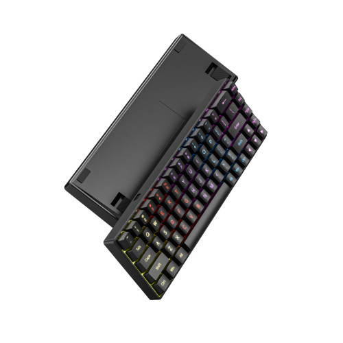 68鍵有線電競機械鍵盤紅軸機械軸體混彩燈光辦公遊戯鍵盤電腦 68鍵有線電競機械鍵盤紅軸機械軸體混彩燈光辦公遊戯鍵盤電腦