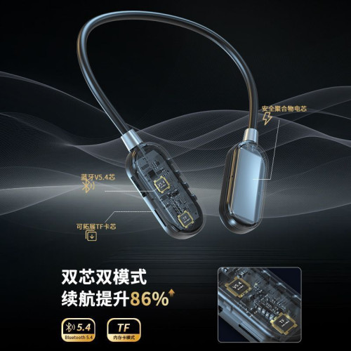 新款k02多功能數顯藍牙耳機超長續航脖式降噪高音質運動手機通用