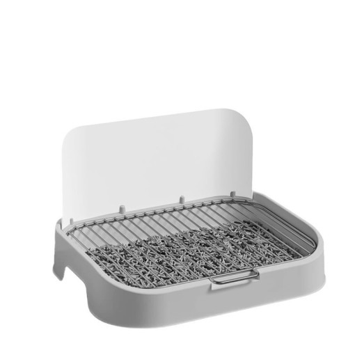 狗狗厠所中小型犬幼犬大小便神器寵物專用便盆不鏽鋼隔離網防濺出 狗狗厠所中小型犬幼犬大小便神器寵物專用便盆不鏽鋼隔離網防濺出