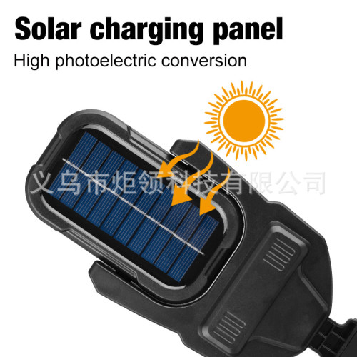 新款太陽能小路燈人體感應一體庭院燈燈Type-C充電可旋轉壁燈 新款太陽能小路燈人體感應一體庭院燈燈Type-C充電可旋轉壁燈