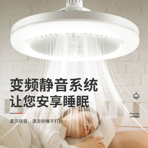 吸頂風扇燈e27螺口全光譜節能家用吊燈客廳臥室衛生間廚房靜音燈