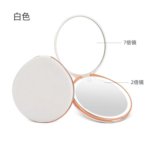 小鏡子隨身攜帶女簡約手持宿舍桌面可立學生可攜式折曡放大化妝鏡 小鏡子隨身攜帶女簡約手持宿舍桌面可立學生可攜式折曡放大化妝鏡