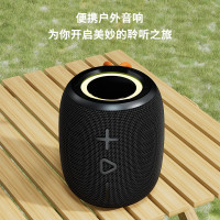 無線藍牙音箱戶外氛圍感可攜式炫彩防水運動藍牙小音響低音砲布藝
