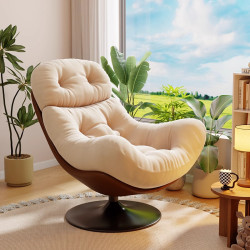 單人沙發椅可旋轉懶人沙發椅陽台休閒可躺蛋殼椅設計師客廳椅輕奢