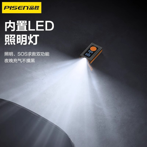 品勝車用充氣泵打氣泵汽車用輪胎壓公路車電動打氣筒自行車充氣寶