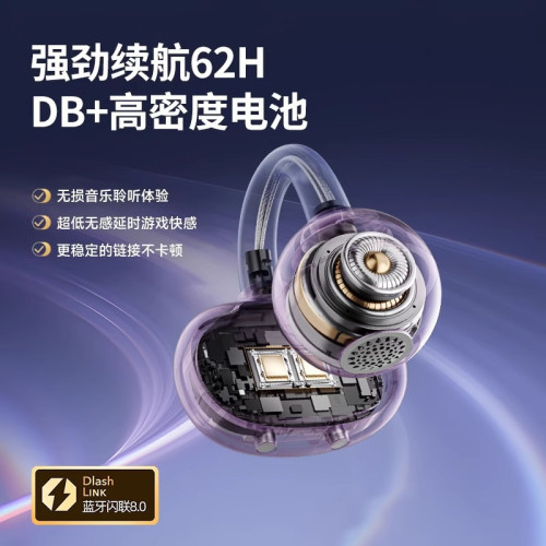 GTS15無線藍牙耳機運動掛耳夾耳式新款適用華爲索尼高音質降噪