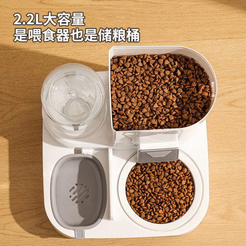 寵物貓咪自動喂食喂水器狗碗貓盆二合一飲水機貓碗狗碗飯盆 寵物貓咪自動喂食喂水器狗碗貓盆二合一飲水機貓碗狗碗飯盆