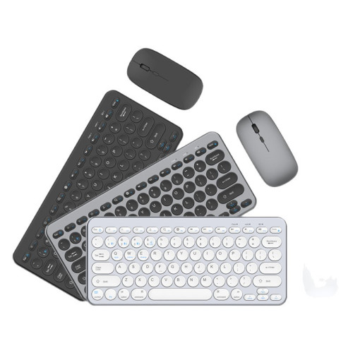 億鑫909雙模充電無線鍵盤滑鼠套裝靜音剪刀腳工藝適用電腦平板 億鑫909雙模充電無線鍵盤滑鼠套裝靜音剪刀腳工藝適用電腦平板