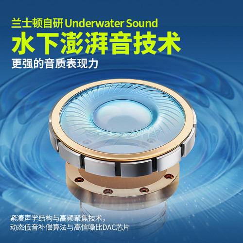 蘭士頓BE23骨傳導耳機遊泳專用防水開放式不無線運動藍牙耳機