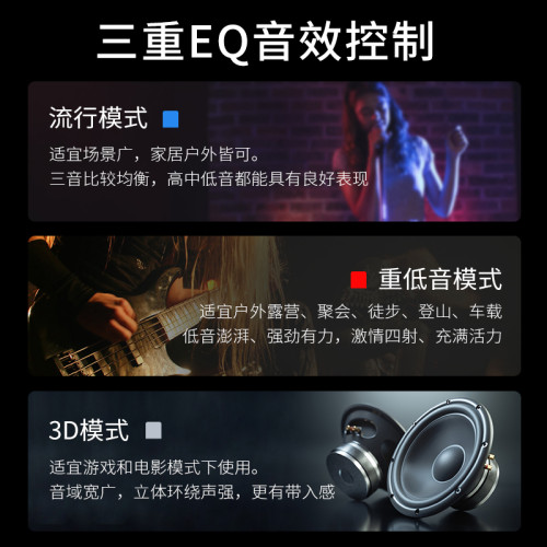 無線藍牙音箱低音砲戶外車用大功率家用高顔值氛圍燈桌面迷你音響