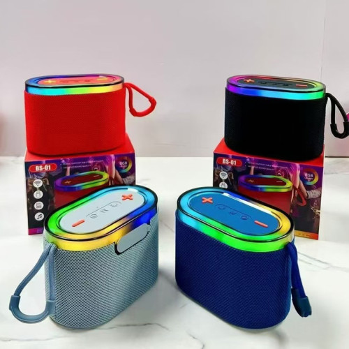 新款藍牙音箱重低音砲戶外大音量高音質家用帶氛圍燈桌面迷你音響 新款藍牙音箱重低音砲戶外大音量高音質家用帶氛圍燈桌面迷你音響