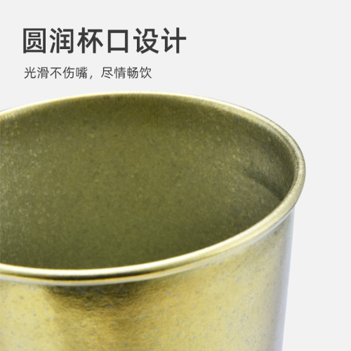 純鈦啤酒杯單層露營果汁杯隨手杯鈦合金可攜式防摔冷飲杯鈦水杯 純鈦啤酒杯單層露營果汁杯隨手杯鈦合金可攜式防摔冷飲杯鈦水杯