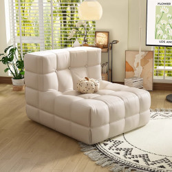 懶人沙發可躺可睡網紅華夫格沙發客廳單人沙發椅榻榻米座椅窩窩椅