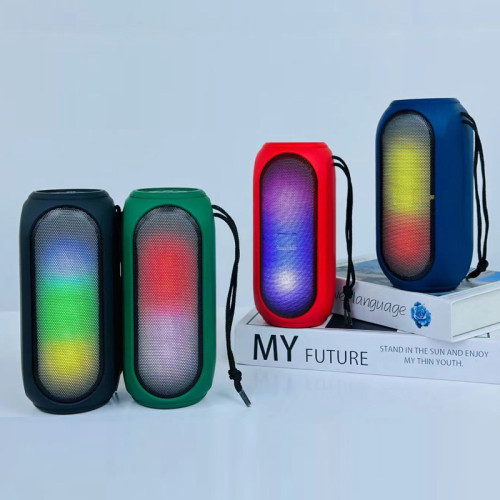 K-613藍牙音箱重低音砲戶外騎行大功率家用rgb燈迷你音響