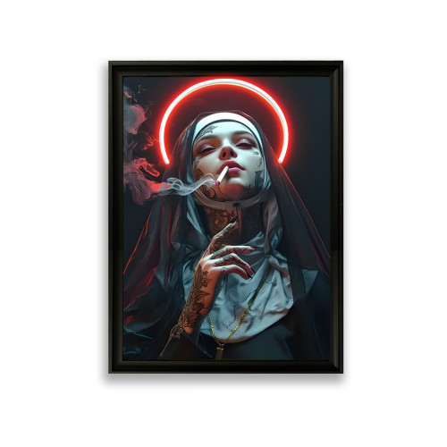 嘻哈明星球星發光掛畫宇航員裝飾霓虹燈壁畫臥室電競房發光畫框