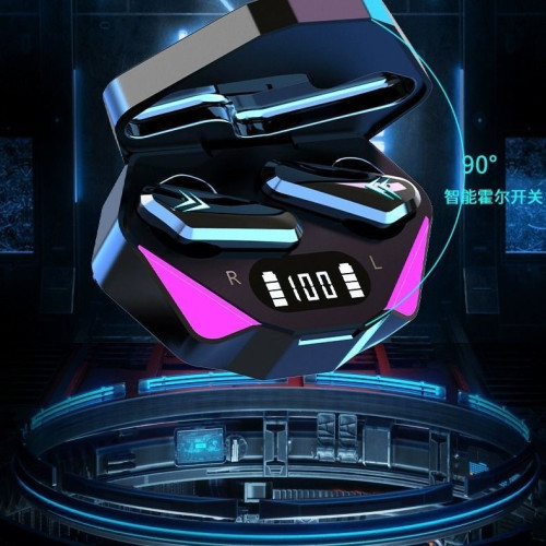 新款x15藍牙耳機無線入耳式遊戯耳機低延遲數顯電量低延遲 新款x15藍牙耳機無線入耳式遊戯耳機低延遲數顯電量低延遲