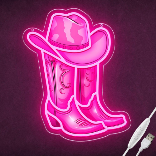 西部牛仔元素霓虹燈UV印刷靴子裝飾燈牌背雕牛仔led燈 西部牛仔元素霓虹燈UV印刷靴子裝飾燈牌背雕牛仔led燈