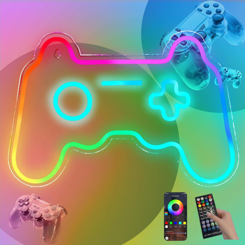 Let's party幻彩霓虹燈牌電競遊戯RGB裝飾燈happy birthday全彩燈 Let's party幻彩霓虹燈牌電競遊戯RGB裝飾燈happy birthday全彩燈