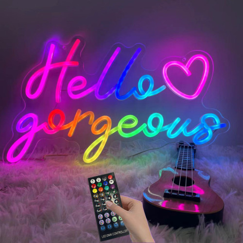 Let's party幻彩霓虹燈牌電競遊戯RGB裝飾燈happy birthday全彩燈 Let's party幻彩霓虹燈牌電競遊戯RGB裝飾燈happy birthday全彩燈