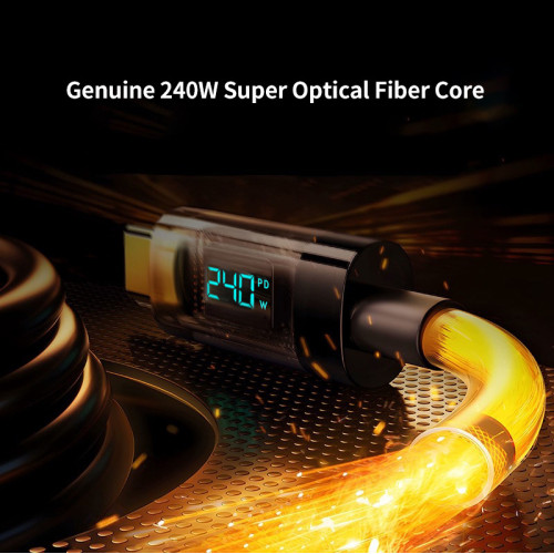 240W超級快充Typec雙頭數據線pd數顯適用於華爲小米蘋果安卓 240W超級快充Typec雙頭數據線pd數顯適用於華爲小米蘋果安卓