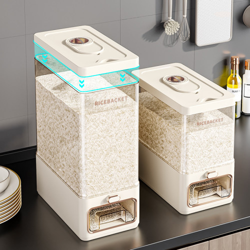 米桶家用密封防蟲防潮食品級裝米缸大米儲存容器儲物罐面粉收納桶 米桶家用密封防蟲防潮食品級裝米缸大米儲存容器儲物罐面粉收納桶