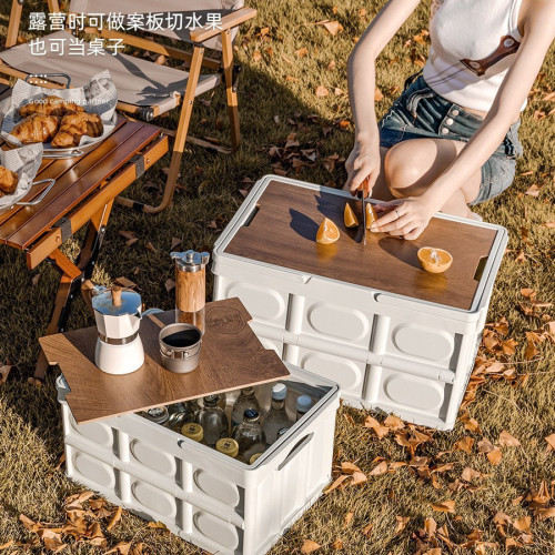 車用收納箱汽車後備箱儲物箱戶外露營多功能車用折曡行李盒整理箱 車用收納箱汽車後備箱儲物箱戶外露營多功能車用折曡行李盒整理箱