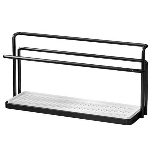 雙層杯架鐵藝瀝水托盤架台面玻璃杯子茶杯咖啡水杯多層收納置物架 雙層杯架鐵藝瀝水托盤架台面玻璃杯子茶杯咖啡水杯多層收納置物架