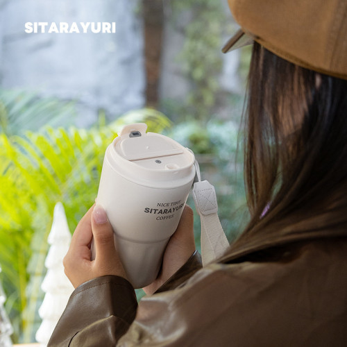 高顔值保溫杯女生不鏽鋼保冷咖啡杯隨行水杯可攜式直飲杯辦公室杯子 高顔值保溫杯女生不鏽鋼保冷咖啡杯隨行水杯可攜式直飲杯辦公室杯子