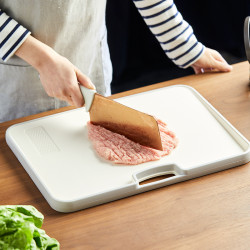 塑膠菜板家用抗菌防黴雙面切菜板廚房專用斜坡案板食品級水果砧板