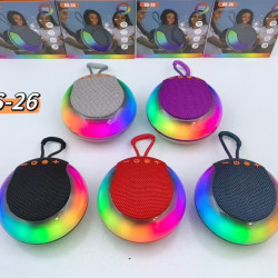 新款無線藍牙音箱手提戶外小鋼砲音響氛圍燈低音砲藍牙小音箱