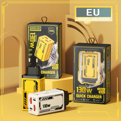 200W多口充電頭雙Typec+雙USB快充頭 適用蘋果華爲手機機甲充電器
