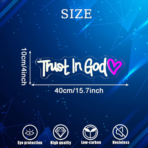 tiktokTrust in God霓虹燈發光字信任上帝字母造型燈 tiktokTrust in God霓虹燈發光字信任上帝字母造型燈