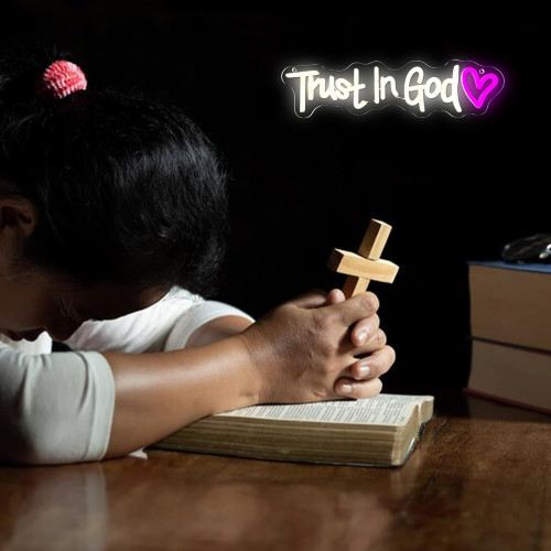 tiktokTrust in God霓虹燈發光字信任上帝字母造型燈 tiktokTrust in God霓虹燈發光字信任上帝字母造型燈