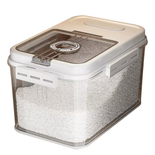 食品級米桶家用密封防蟲防潮20斤高級儲物罐裝米缸面粉收納桶米箱 食品級米桶家用密封防蟲防潮20斤高級儲物罐裝米缸面粉收納桶米箱