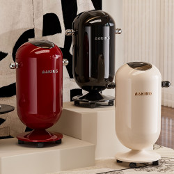 垃圾桶家用高級感帶蓋客廳廚房大號大容量輕奢高顔值不彎腰高腳筒