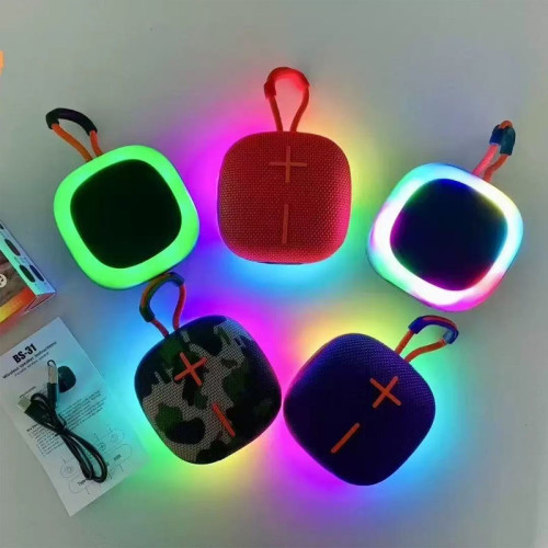 BS31新款藍牙音箱高音質低音砲戶外家用高顔值氛圍燈小型迷你音響 BS31新款藍牙音箱高音質低音砲戶外家用高顔值氛圍燈小型迷你音響