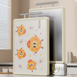 不鏽鋼菜板抗菌防黴家用切菜板廚房專用食品級案板雙面塑膠粘砧板