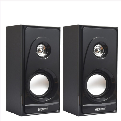 宇時代V09小音箱 桌上型機筆記型電腦手機通用低音砲木質桌面音響 宇時代V09小音箱 桌上型機筆記型電腦手機通用低音砲木質桌面音響