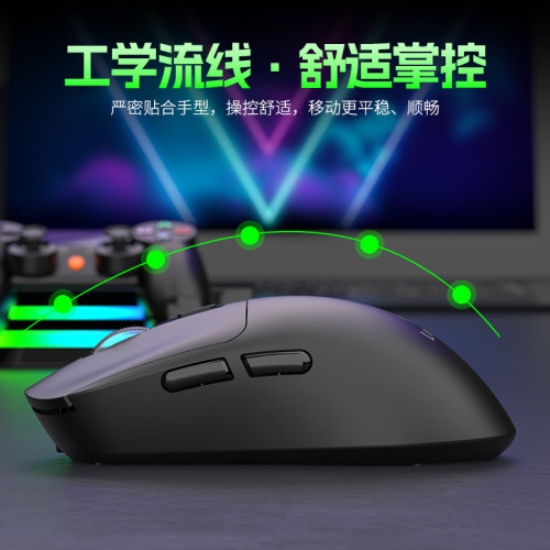 力鎂Q8藍牙無線滑鼠雙模充電款2.4G筆記型電腦辦公電競遊戯 力鎂Q8藍牙無線滑鼠雙模充電款2.4G筆記型電腦辦公電競遊戯