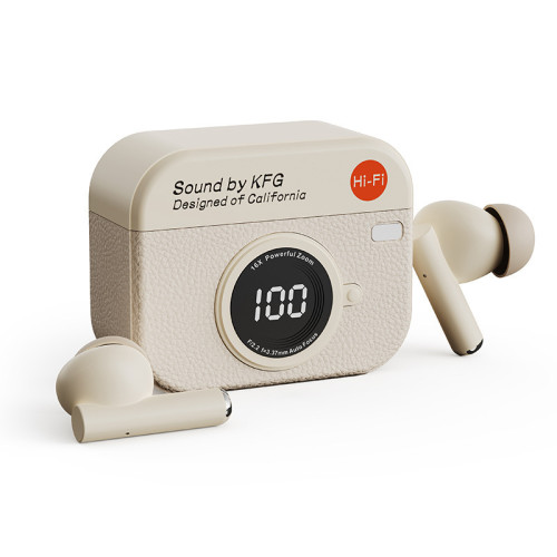 X73爆款CCD真無線藍牙耳機運動復古相機入耳式高顔值通用