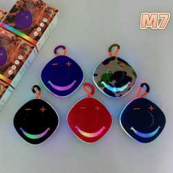 新款笑臉氛圍燈藍牙音箱迷你藍牙小音響 戶外低音砲藍牙音響