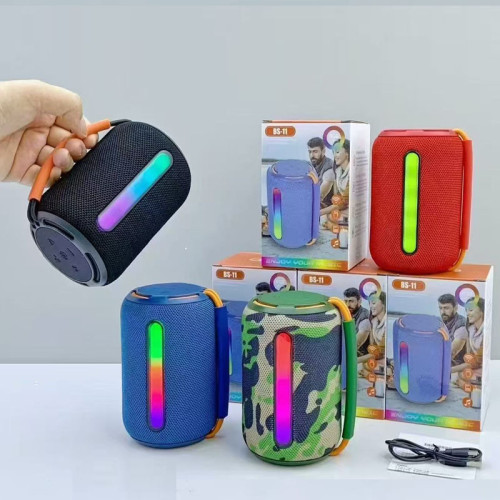 BS11新款藍牙音箱戶外插卡可攜式小型迷你家用高音質桌面低音砲音響 BS11新款藍牙音箱戶外插卡可攜式小型迷你家用高音質桌面低音砲音響